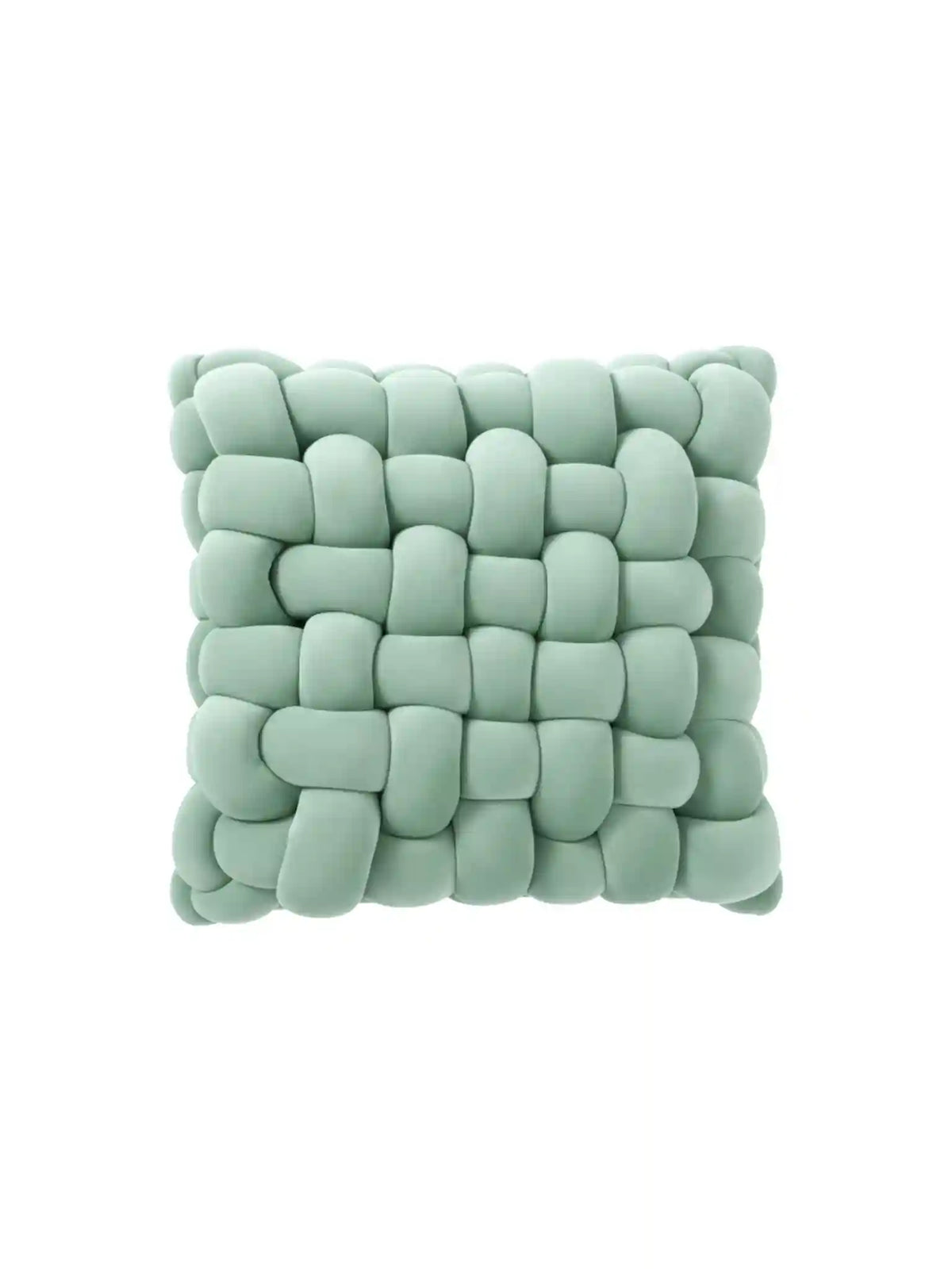 LeReve Square Knotted Cushion Pillow – Soft Decorative Accent for Sofa & Bed