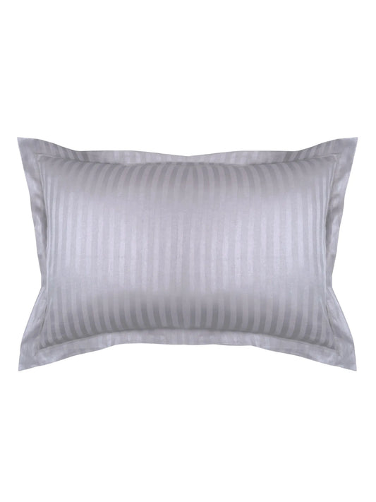 Striped Pillow Cover with Flange | Soft & Breathable (68 x 45 CM)