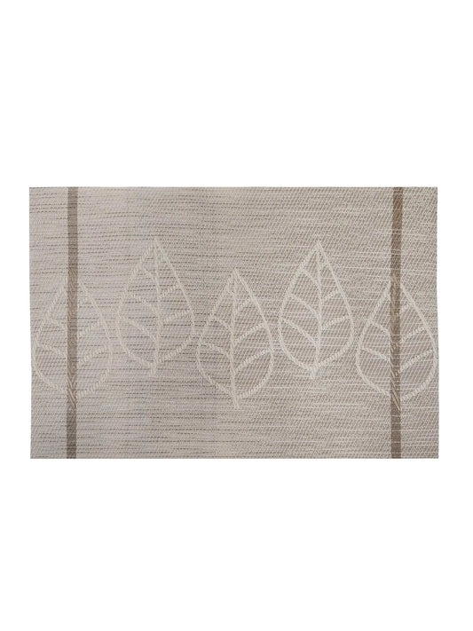 AtoZ Home Decor Modern Leaves PVC Placemats Set of 6