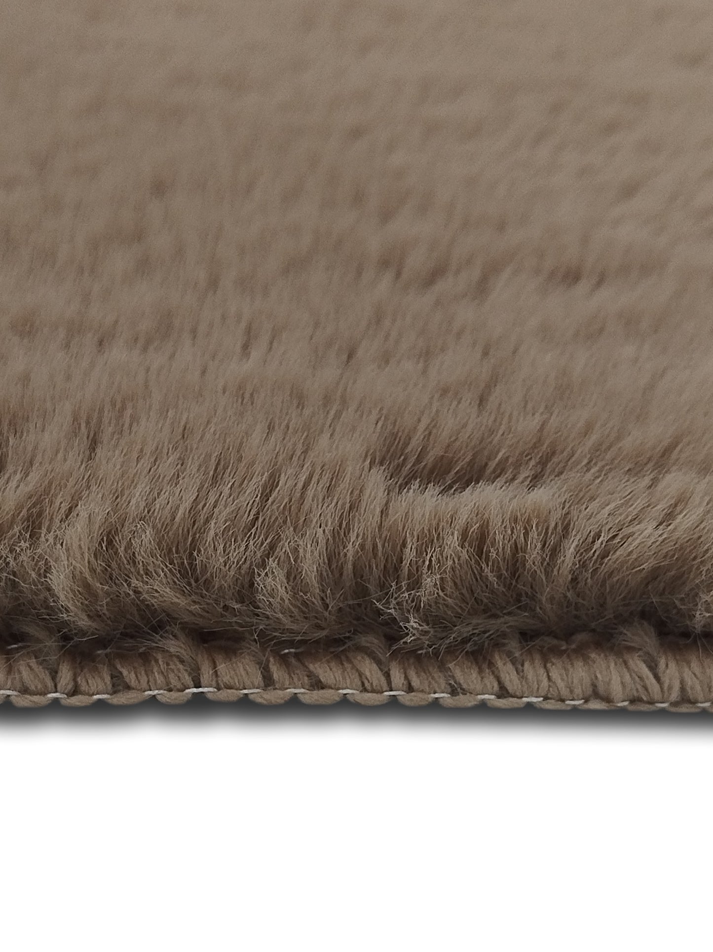 Taupe Brown Shaggy Carpet – Ultra-Soft Solid Texture – Available in 2 Sizes