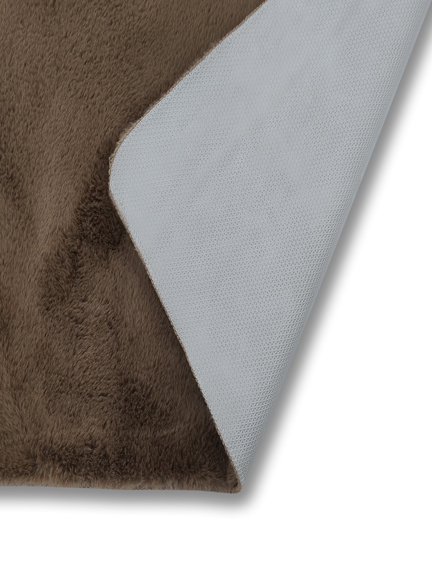 Taupe Brown Shaggy Carpet – Ultra-Soft Solid Texture – Available in 2 Sizes