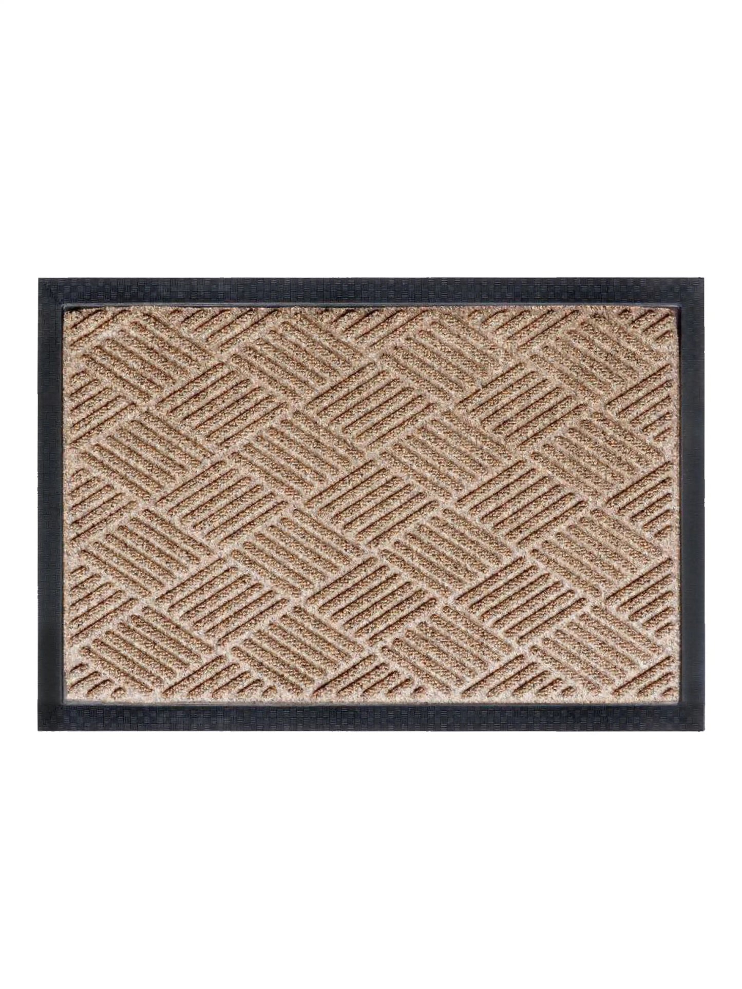 AtoZ Home Decor Geometric Grid Scraper Entrance Door Mat (60x40 cm)