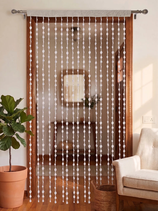 Atoz Home Decor Leaf Bead Room Divider Curtain |4x7 ft.