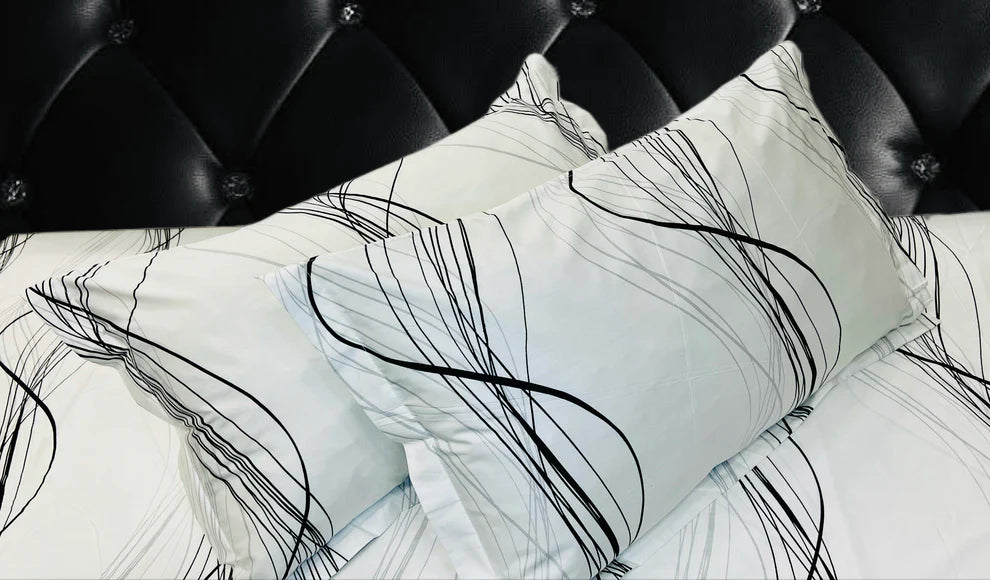 WHITE RIVER KING-SIZE COTTON BEDSHEET