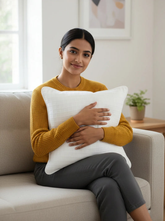 Polyester Cushion Covers with Concealed Zipper (Set of 5)