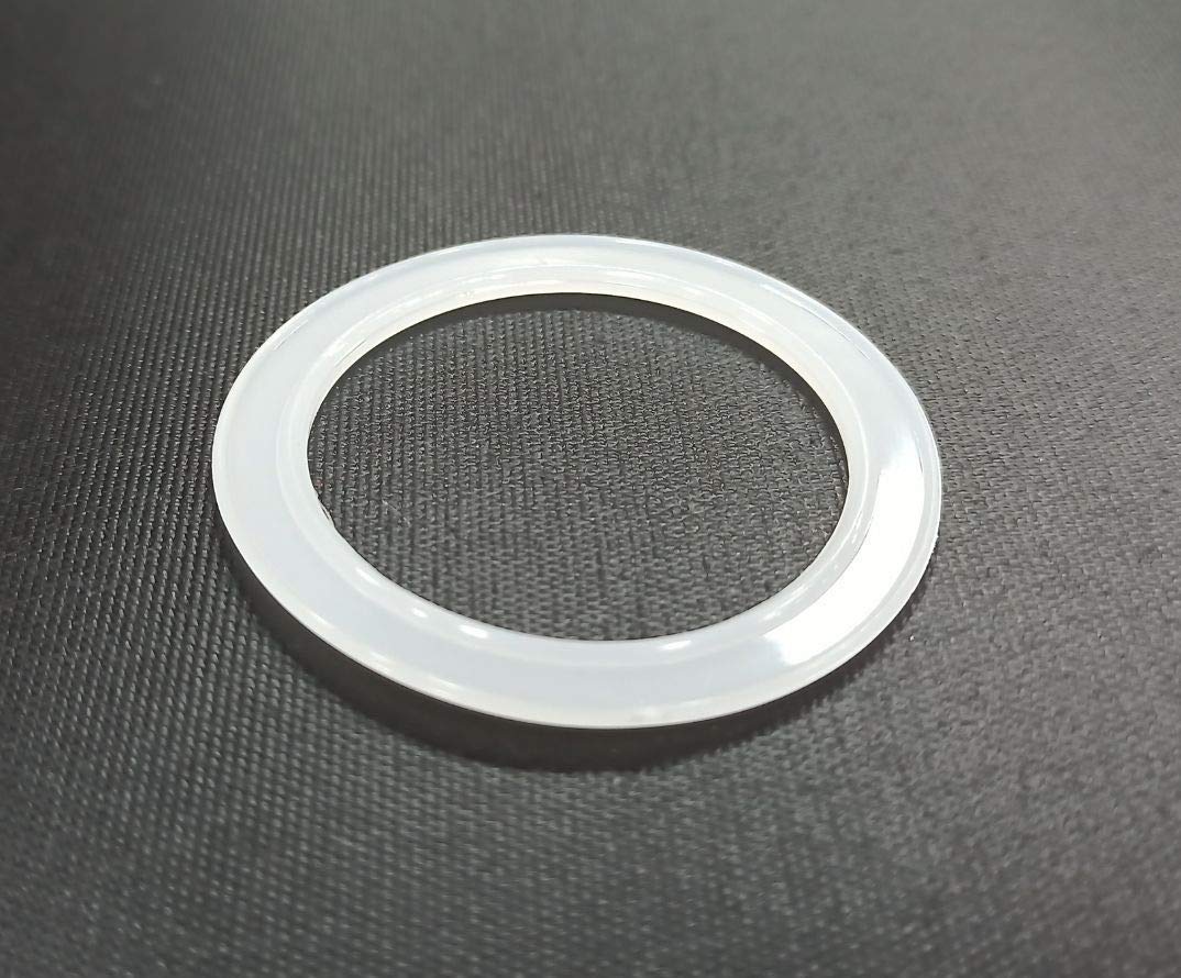 Flexible Transparent Curtain Eyelet Rings with Backlock (24pcs, 1.6")
