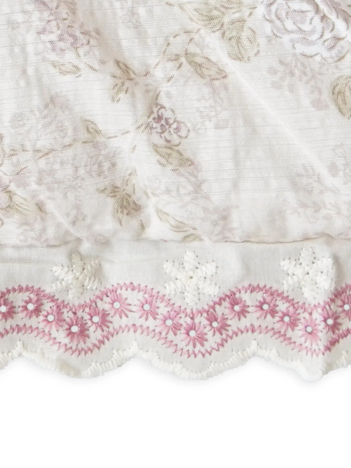 Atoz Home Decor Florence Vintage Floral Single Bed AC Comforter – Super Soft Breathable Reversible Quilt with Pink Fabric Backing
