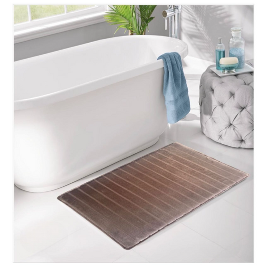 Memory Foam Bath Mat – High Density, Non Slip, Soft Touch