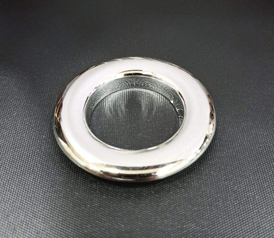 Curtain Eyelet Rings (Silver, 24pcs) – 1.5" Rustproof & Durable