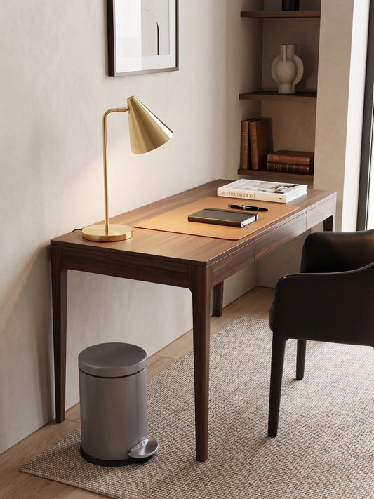Sleek Step-On Trash Bin – Smudge-Resistant Steel, Hands-Free Design