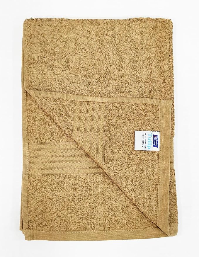 Bombay Dyeing Tulip 100% Cotton Bath Towel (450 GSM | 75 x 150 cm) – Soft & Absorbent Large Towel