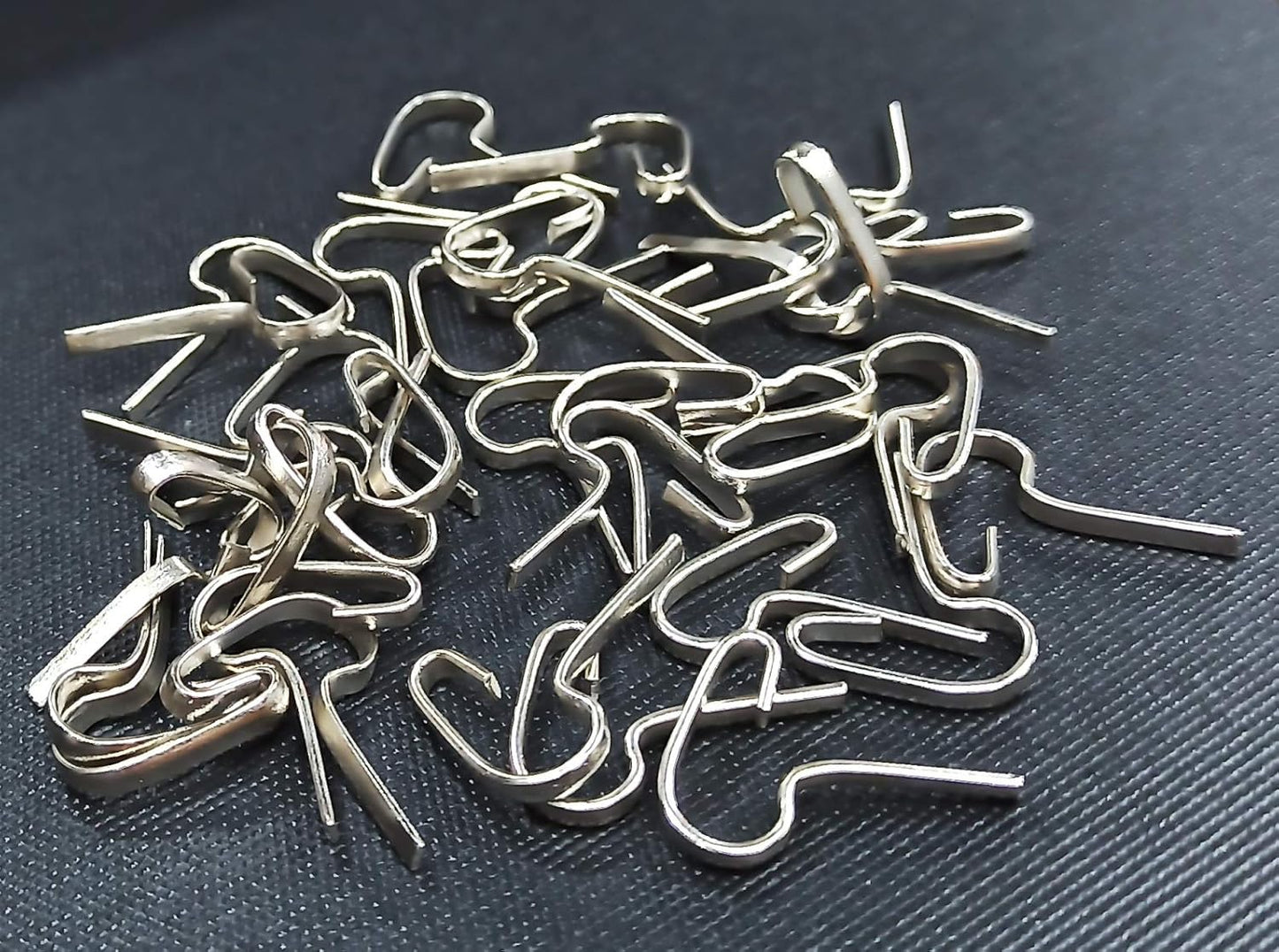 Metal Curtain Channel Hooks (Set of 24) – Durable, Rust-Resistant