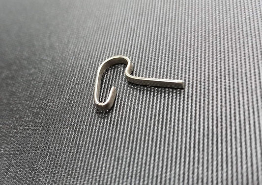 Metal Curtain Channel Hooks (Set of 24) – Durable, Rust-Resistant