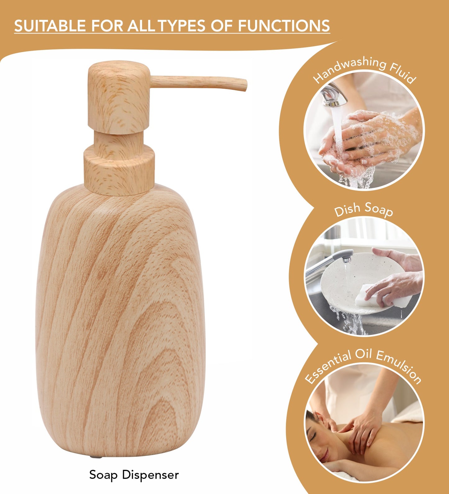 Neutral Bath Set – Wood Texture, Stone Feel