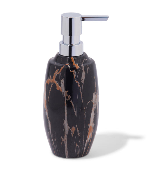 Timeless Soap Dispenser–Chocolate Polyresin Elegance