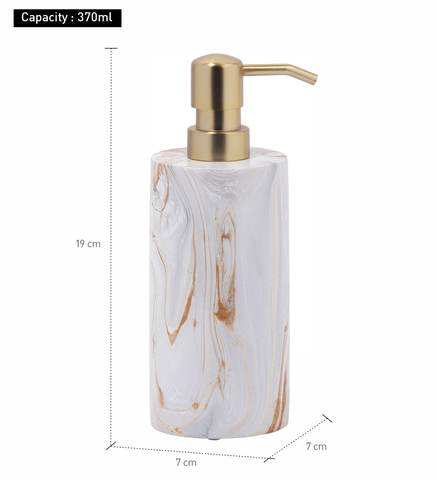 CharStone Soap Dispenser – Sleek & Durable Bathroom Accessory