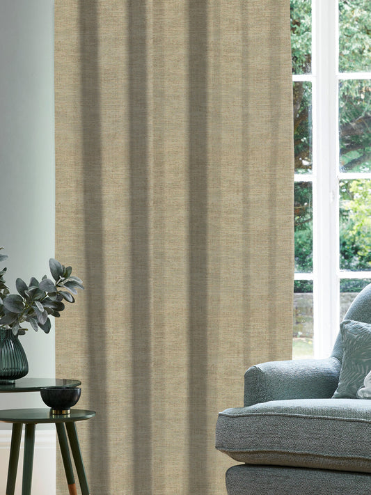 Beige Curtain Fabric for Custom Single Curtains – 4ft & 10ft Widths