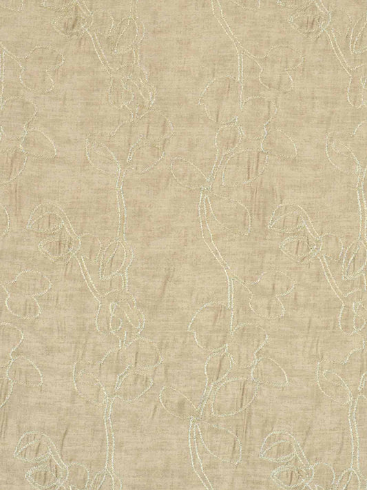 Beige Embroidered Curtains for Living Room – Elegant Window Curtains, 4ft & 10ft Widths