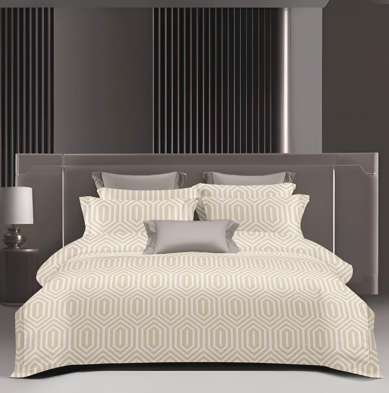 Designer Cotton King Bedsheet Set with Pillow Covers – 210 TC, Super Soft