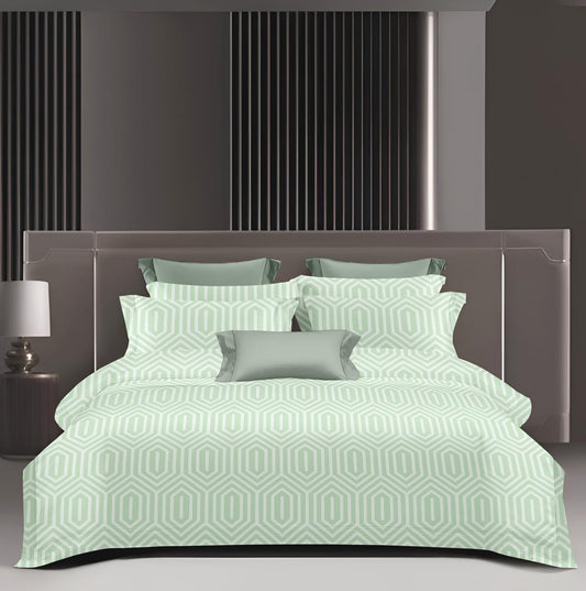 Designer Cotton King Bedsheet Set with Pillow Covers – 210 TC, Super Soft