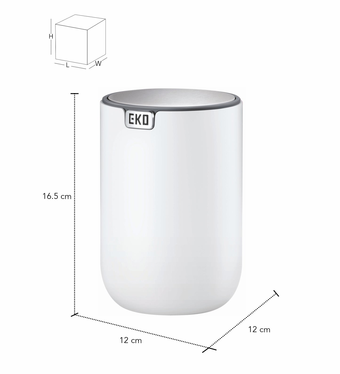 Anti-Smudge Table Bin – Fingerprint-Resistant & Elegant Design