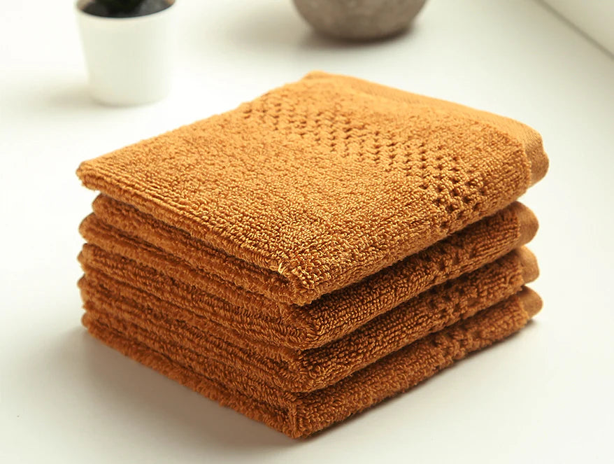 SWIFT DRY Face Towel Set of 4 – 100% Cotton By Spaces