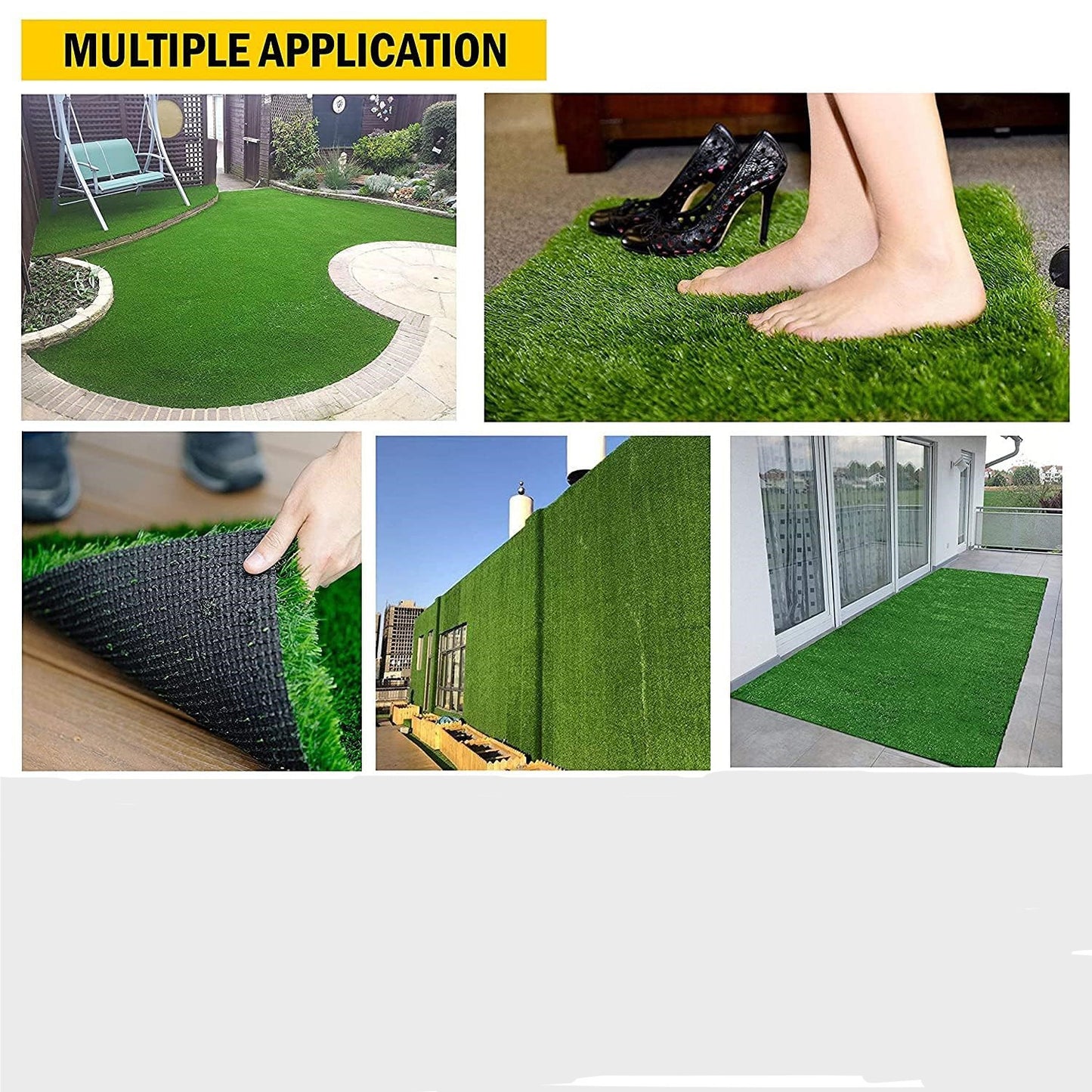 High Density Artificial Grass Mat for Balcony, Terrace, Lawn & Door