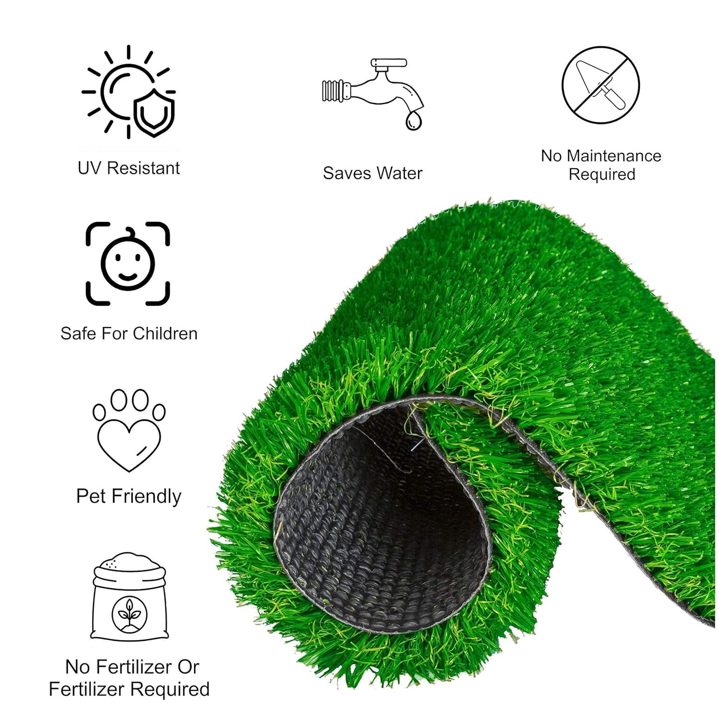High Density Artificial Grass Mat for Balcony, Terrace, Lawn & Door