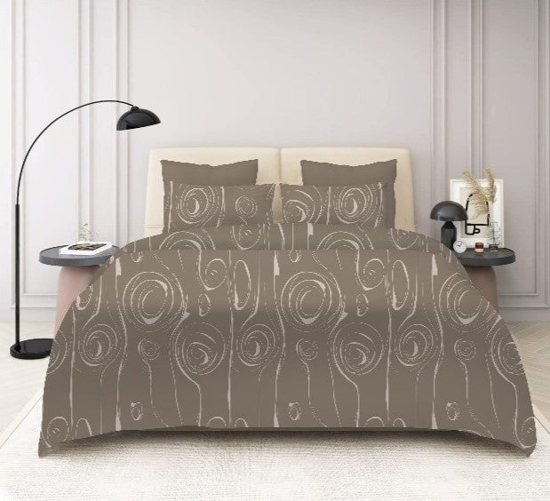 King Size Designer Cotton Bedsheet Set - 100% Soft Cotton | 300 TC