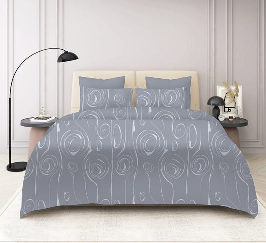 King Size Designer Cotton Bedsheet Set - 100% Soft Cotton | 300 TC