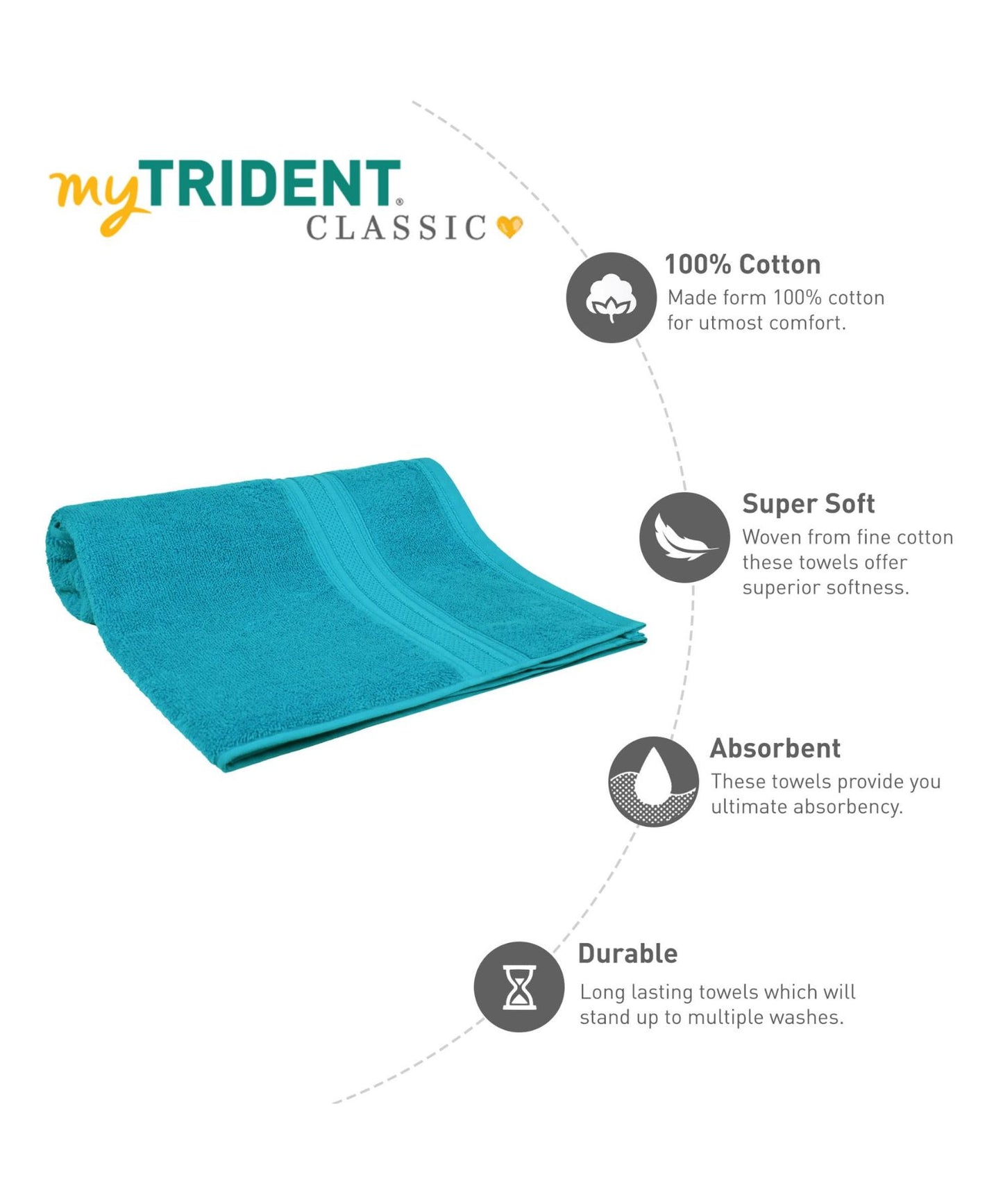 Classic Towel Combo Pack of 4