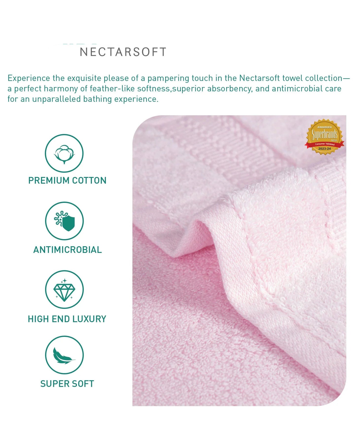Premium Face Towel | 3 Pcs Set | Super absorbent | 625 GSM Premium Cotton | Antimicrobial