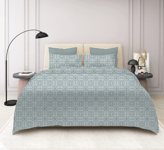 Premium King Size Cotton Bedsheet Set | Soft Feel & Designer Look