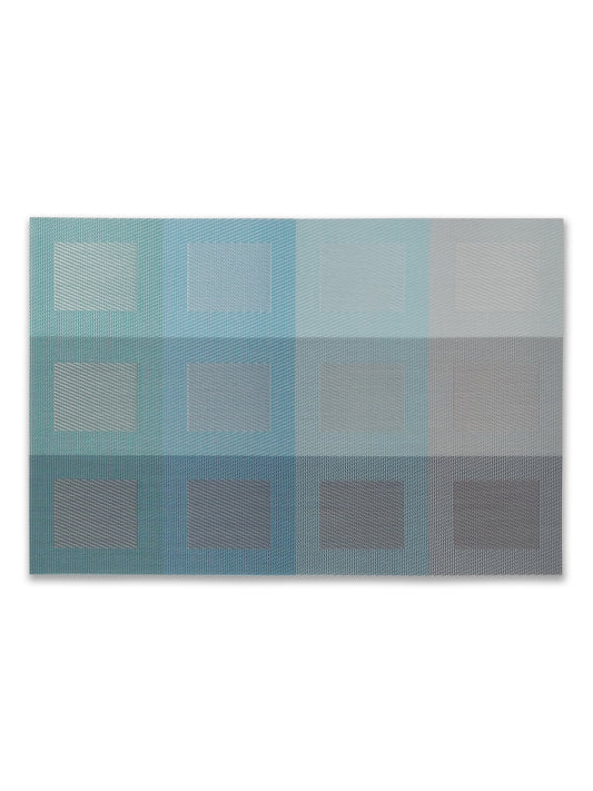 Atoz Blue Placemats for Dining Table – Set of 6 | Heat & Stain Resistant | Washable, Non-Slip Table Mats | Stylish Woven Design for Kitchen & Dining Room