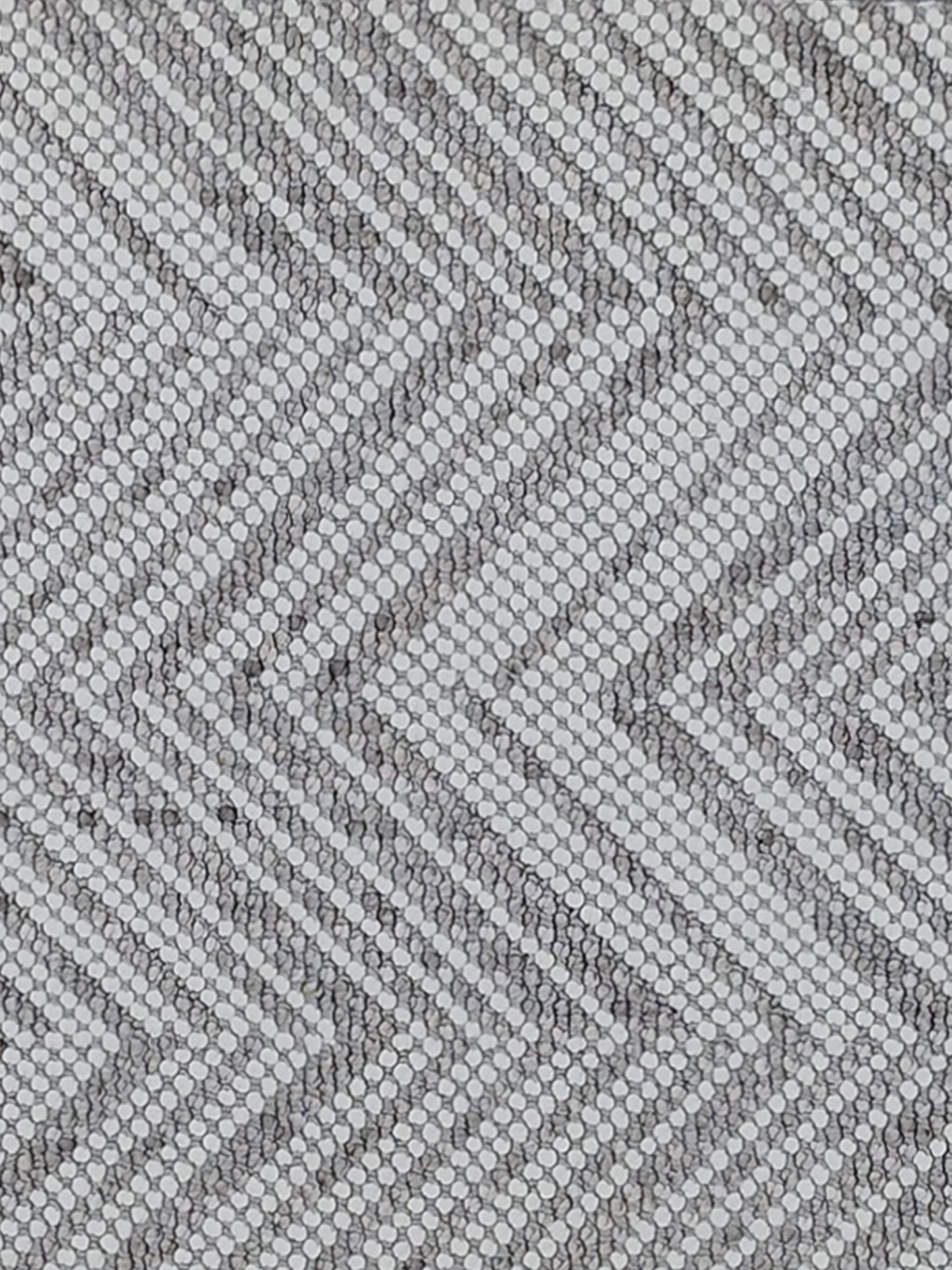 Grey White Herringbone Cotton Runner – Modern Handwoven Floor Runner