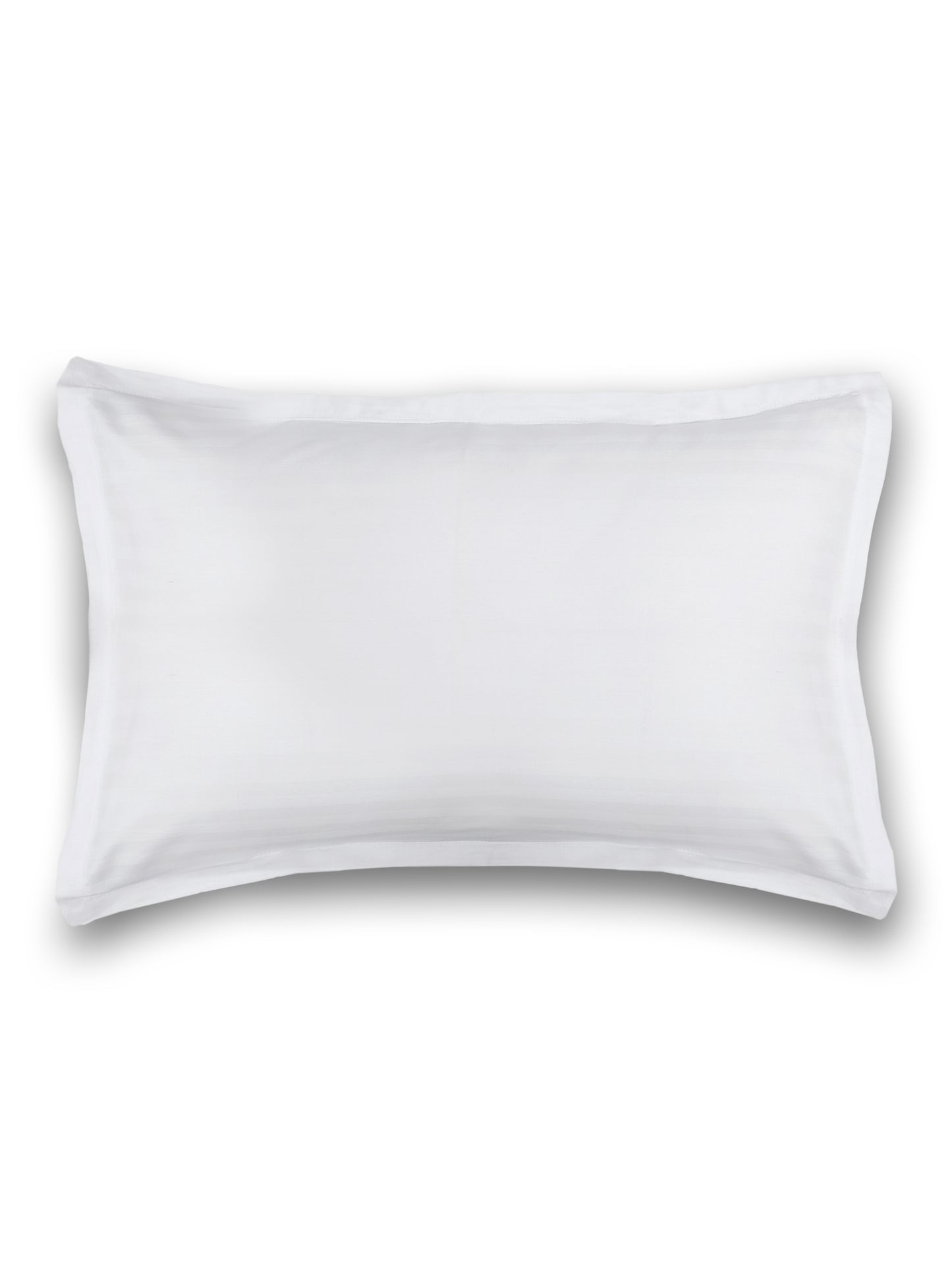 White Cotton Striped Pillow Covers Set of 2 – Soft Luxury Bedding, Hotel Collection