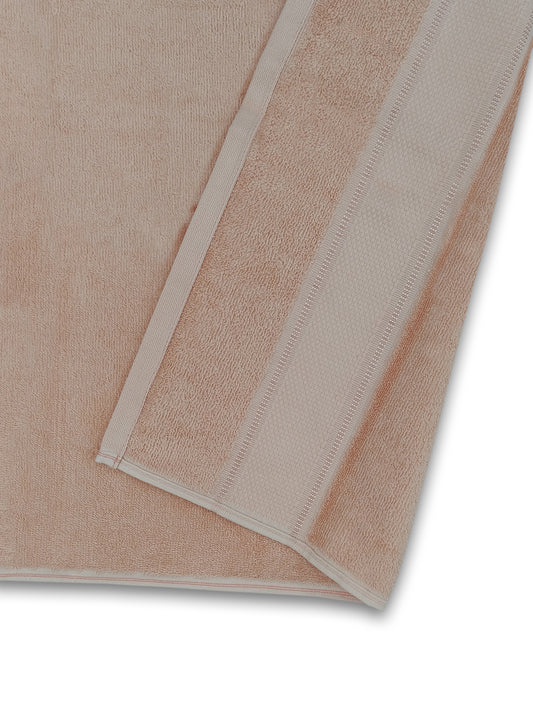 Soft Peach Cotton Bath Towel – Gentle, Plush & Quick-Dry