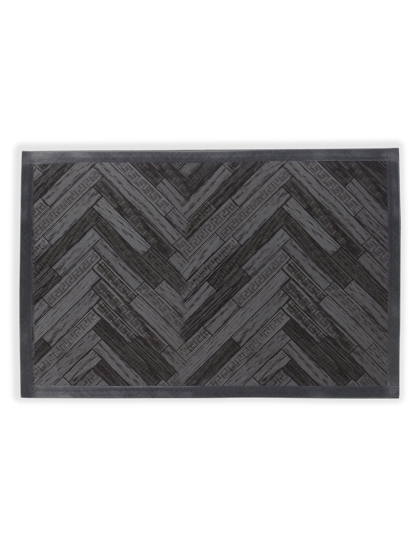 Atoz Modern Grey Placemats for Dining Table (Set of 6) – Heat & Spill Resistant | Stylish, Reusable & Easy to Clean Table Mats