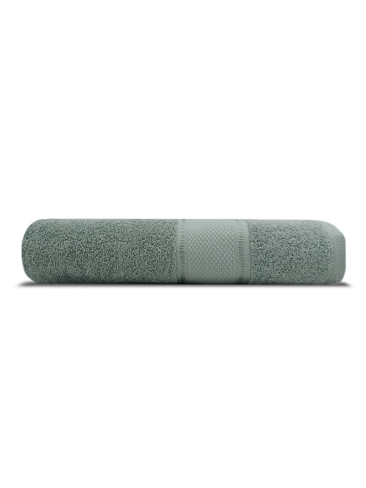 Sage Green Cotton Bath Towel – Soft, Plush, Quick-Dry Comfort