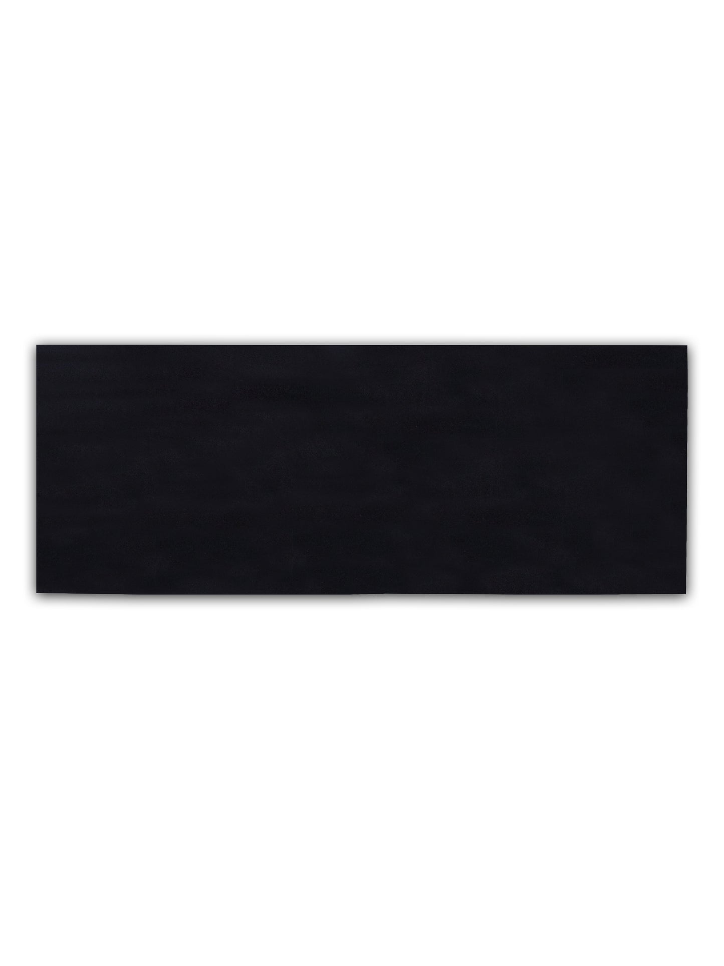 Solid Black Plush Runner – Modern Minimalist Bedside & Hallway Rug