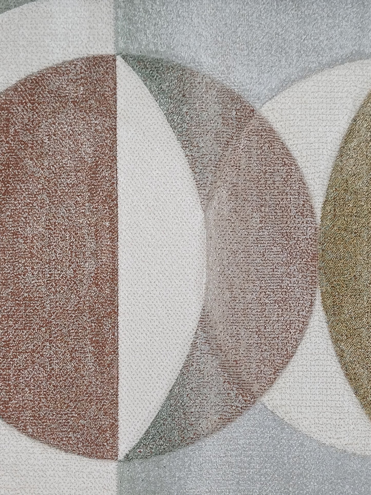 Modern Circle Geometric Carpet – Soft Designer Rug for Living Room & Bedroom