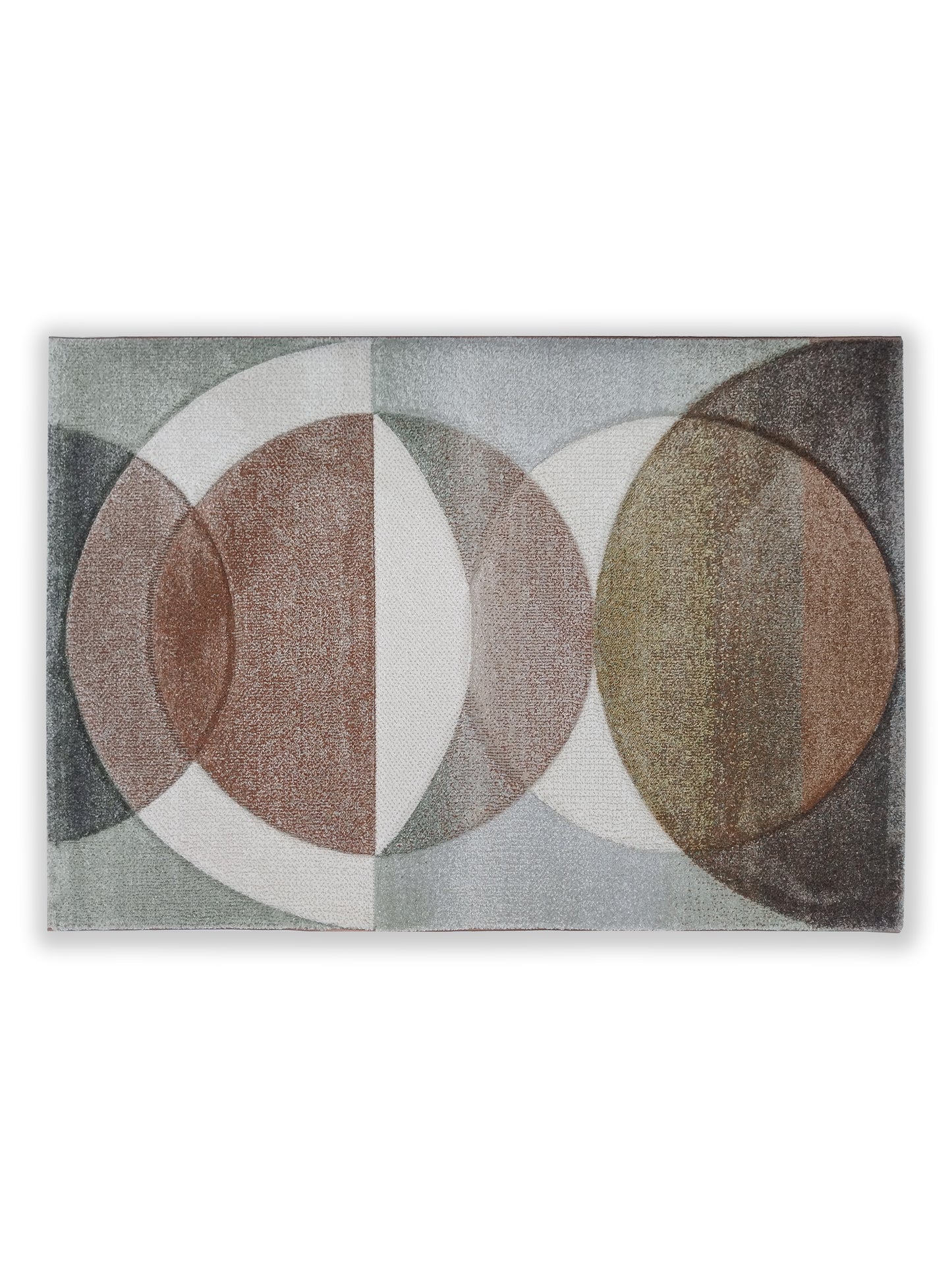 Modern Circle Geometric Carpet – Soft Designer Rug for Living Room & Bedroom