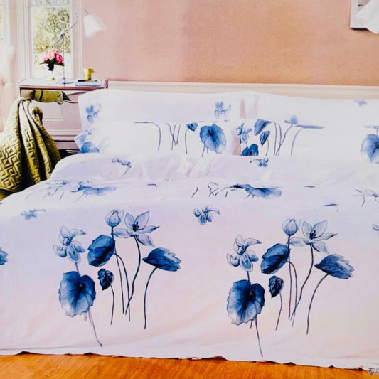 WHITE RIVER KING-SIZE COTTON BEDSHEET