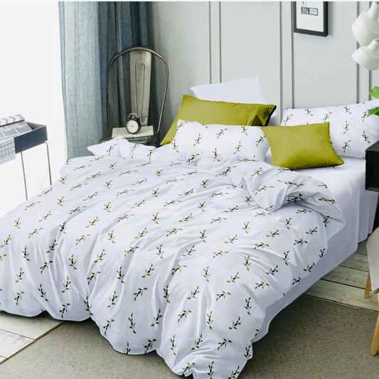 WHITE RIVER KING-SIZE COTTON BEDSHEET