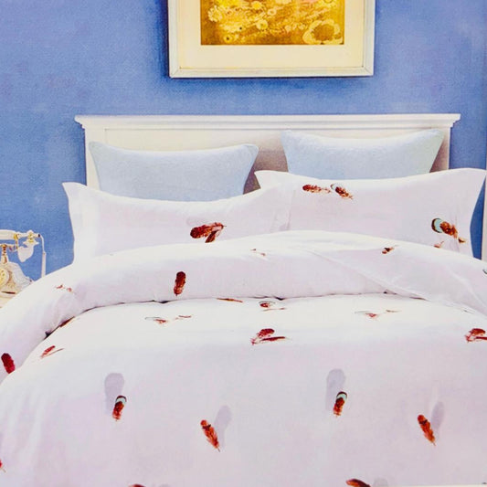 WHITE RIVER KING-SIZE COTTON BEDSHEET