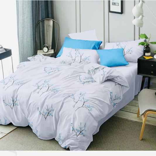 WHITE RIVER KING-SIZE COTTON BEDSHEET