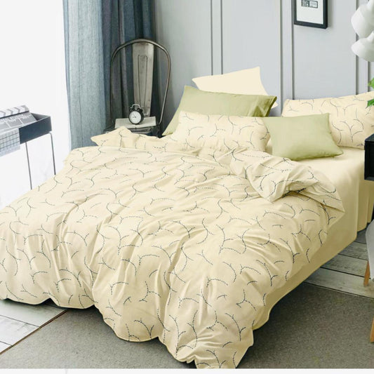 WHITE RIVER KING-SIZE COTTON BEDSHEET