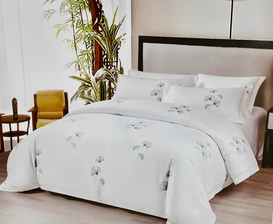 WHITE RIVER KING-SIZE COTTON BEDSHEET