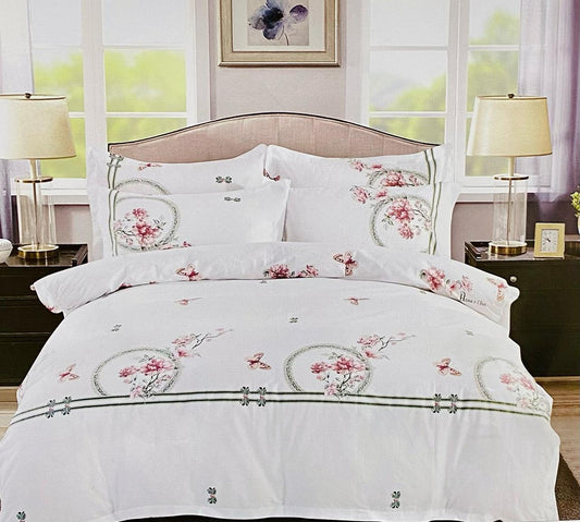 WHITE RIVER KING-SIZE COTTON BEDSHEET