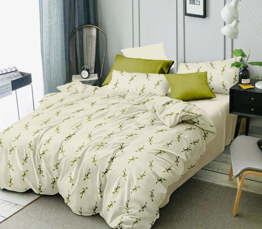 WHITE RIVER KING-SIZE COTTON BEDSHEET